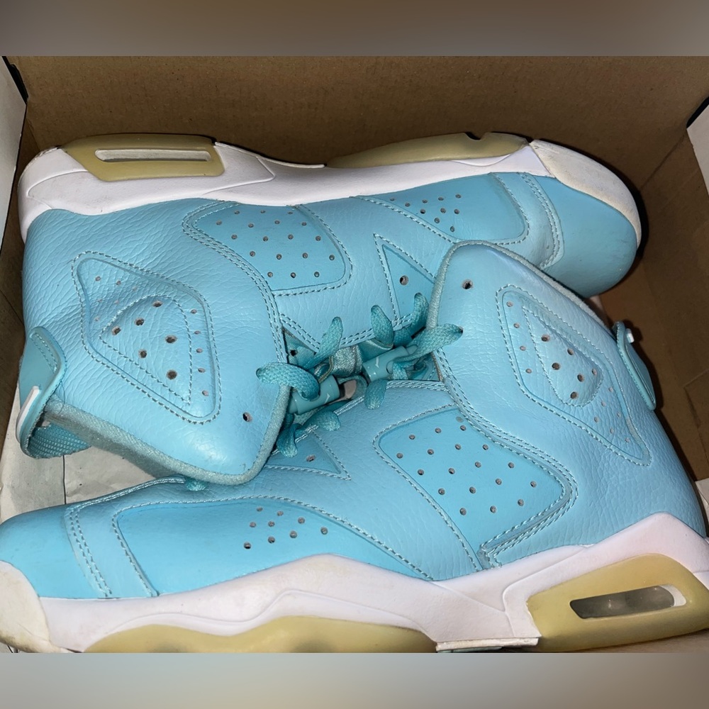 Jordan retro 6 still blue/white - Picture 4 of 8